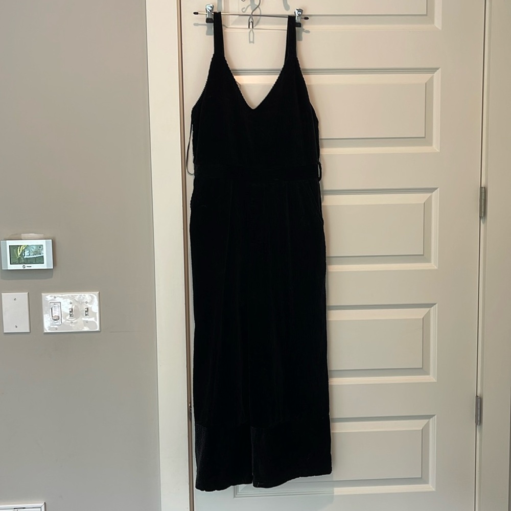 Lost + Wander black corduroy jumpsuit